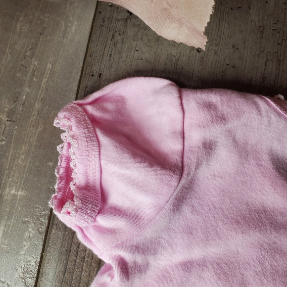 Duck Duck Goose Pink and Gray Matching Baby Girl Elephant Outfit Size 6-9M EUC - Picture 9 of 16